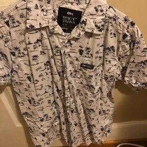 Spicy tuna Hawaiian shirt